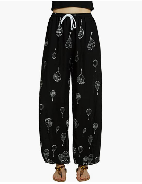 Women's Floral Print Boho Yoga Pants Harem Pants Jogger Pants