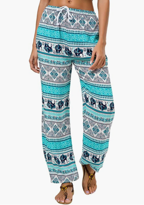 Women's Floral Print Boho Yoga Pants Harem Pants Jogger Pants