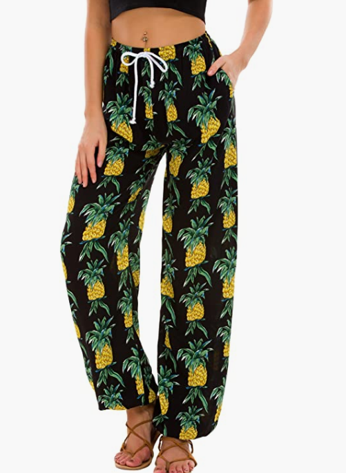 Women's Floral Print Boho Yoga Pants Harem Pants Jogger Pants