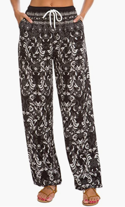 Women's Floral Print Boho Yoga Pants Harem Pants Jogger Pants