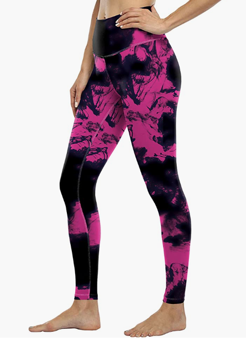 Women's high Waist Stretch Printed Yoga Pants