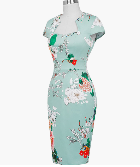 Dress Cap Sleeve Wiggle Dress