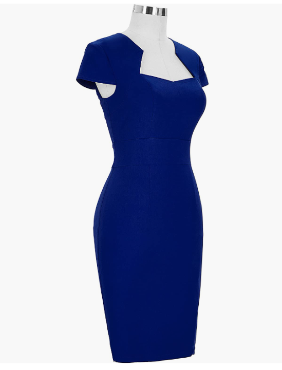 Dress Cap Sleeve Wiggle Dress