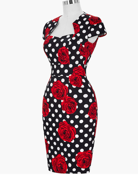 Dress Cap Sleeve Wiggle Dress