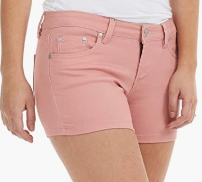 Stretch Denim Cutoff Shorts