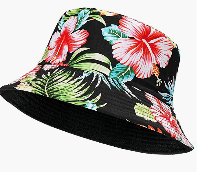 Sun Hat Fruit Flower Pattern Hat
