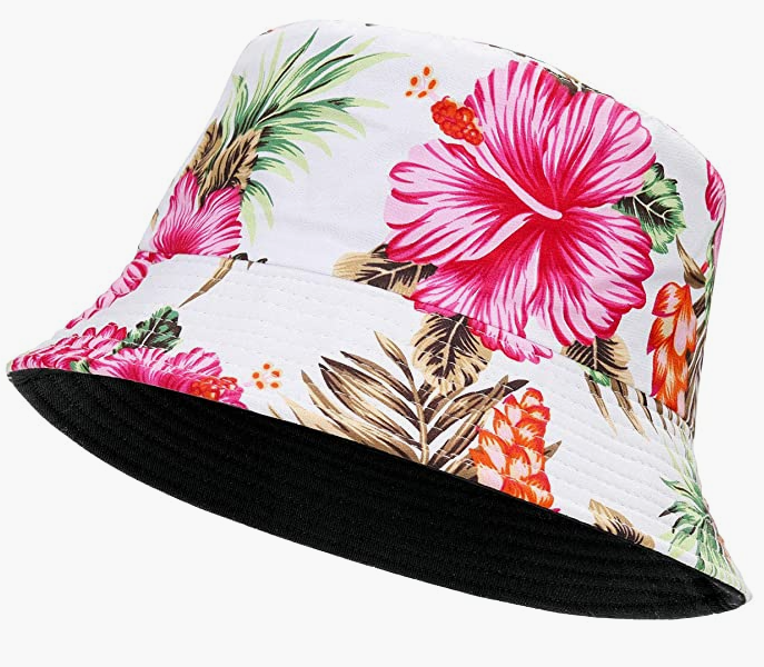 Sun Hat Fruit Flower Pattern Hat