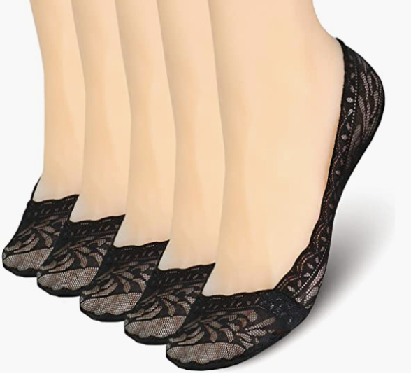 Pumps, Boat Liner Socks Women's Lace No Show Socks