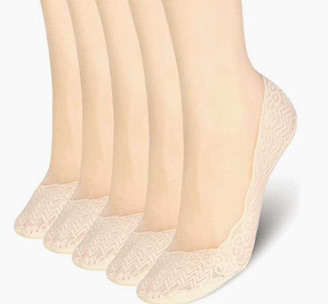Women's Lace No Show Socks