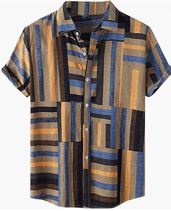 Hawaiian Shirt Short Sleeve Aloha Shirt For Beach Party