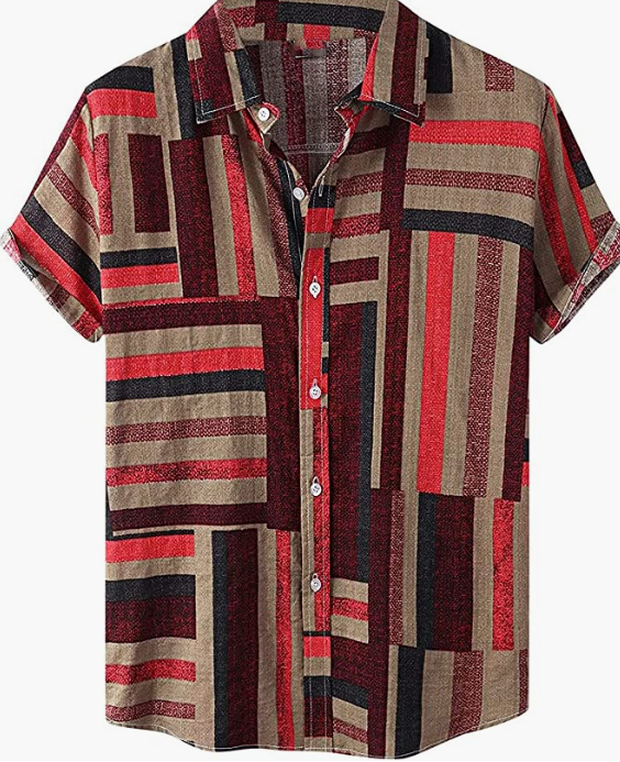 Hawaiian Shirt Short Sleeve Aloha Shirt For Beach Party