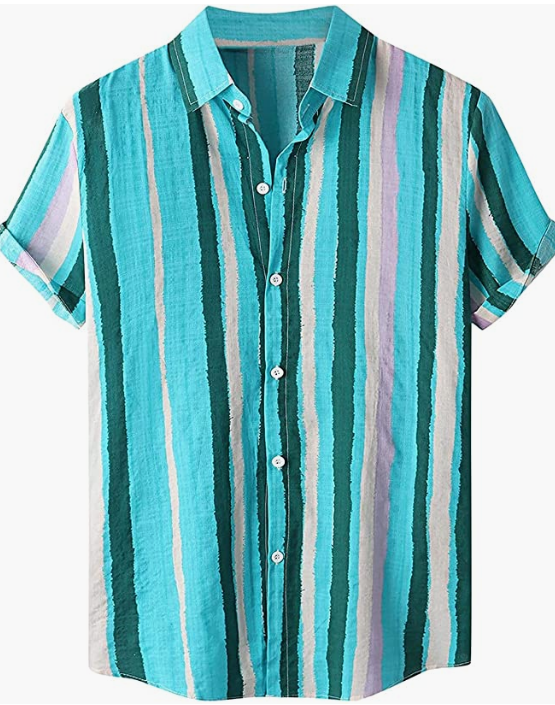 Hawaiian Shirt Short Sleeve Aloha Shirt For Beach Party
