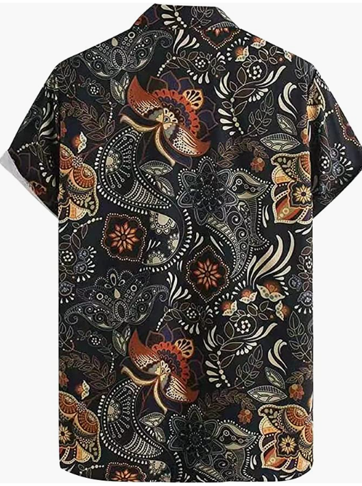 Hawaiian Shirt Short Sleeve Aloha Shirt For Beach Party