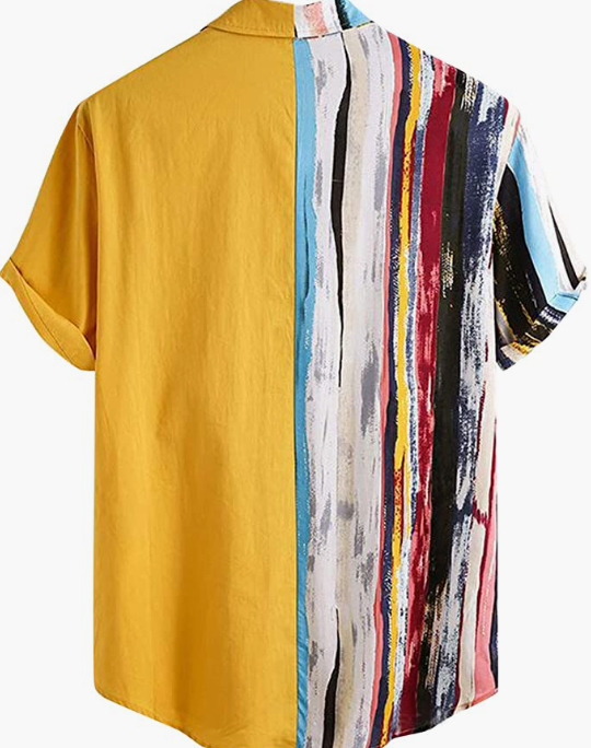 Hawaiian Shirt Short Sleeve Aloha Shirt For Beach Party