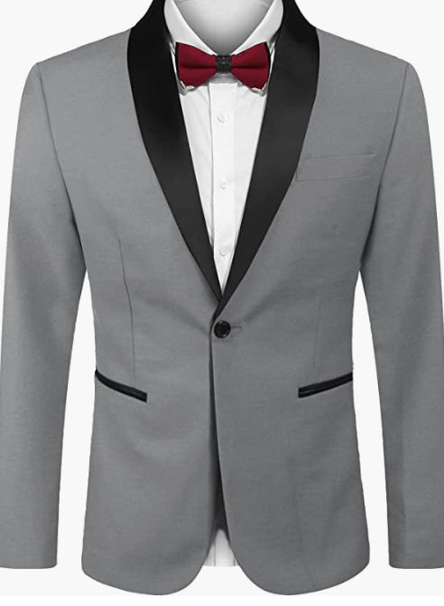 Men's Suit Jacket Slim Fit Casual One