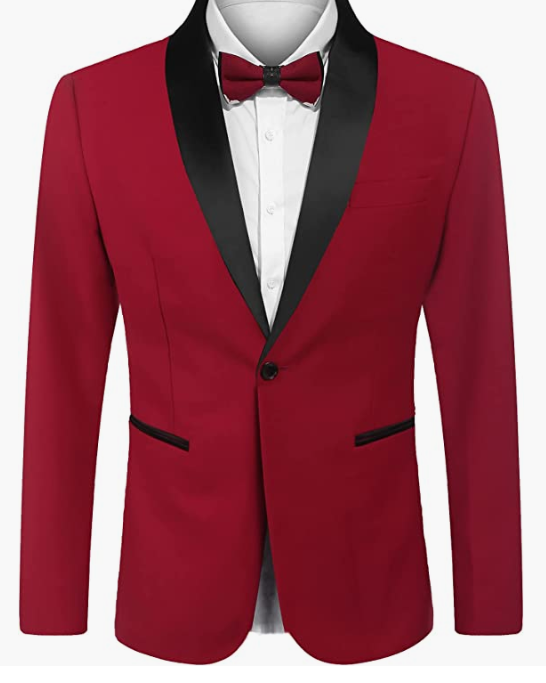 Men's Suit Jacket Slim Fit Casual One