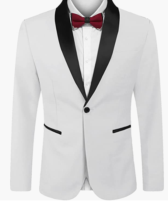 Men's Suit Jacket Slim Fit Casual One