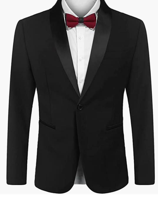 Men's Suit Jacket Slim Fit Casual One