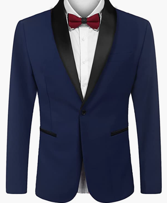 Men's Suit Jacket Slim Fit Casual One