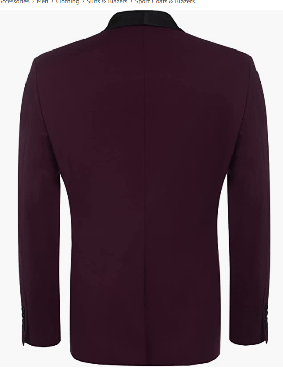 Men's Suit Jacket Slim Fit Casual One