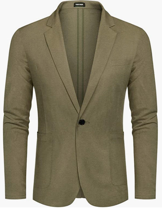 VIKTORES Jacket Stylish One Button Suit Jacket