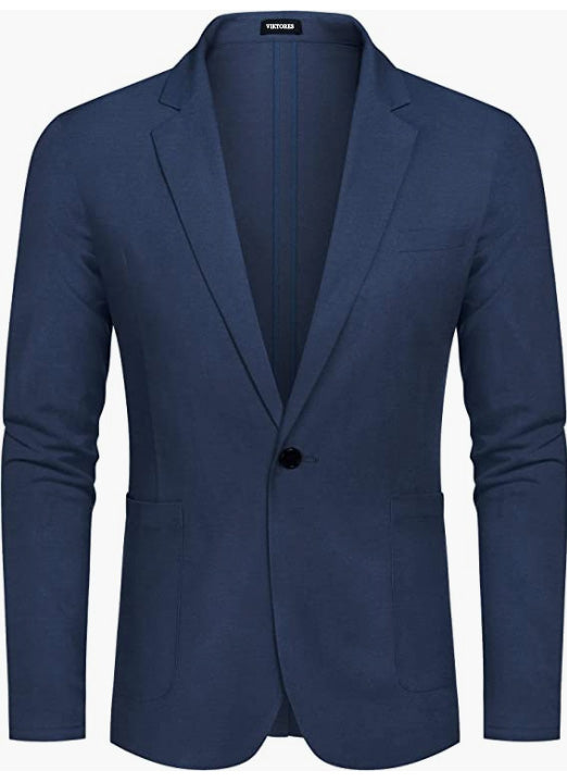VIKTORES Jacket Stylish One Button Suit Jackets