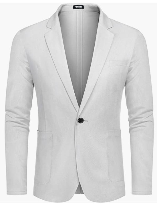 VIKTORES Jacket Stylish One Button Suit Jackets