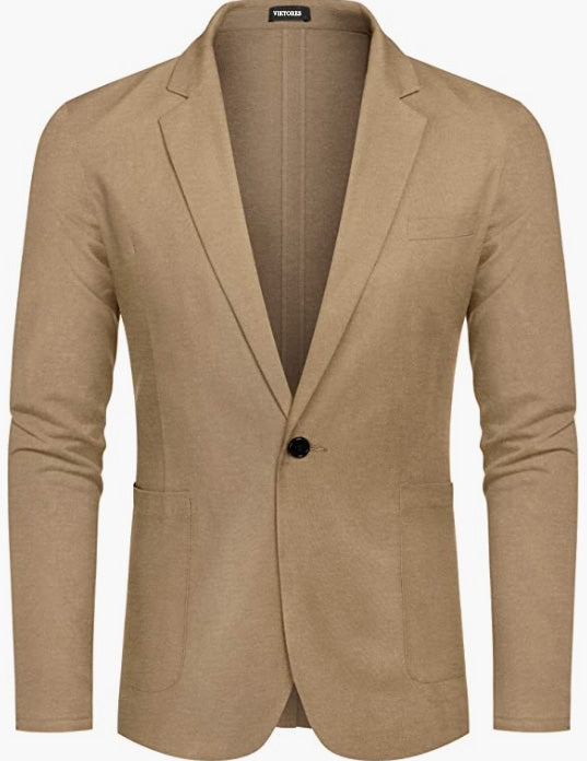 VIKTORES Jacket Stylish One Button Suit Jackets