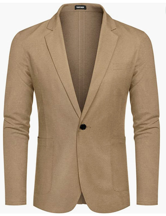 VIKTORES Jacket Stylish One Button Suit Jackets