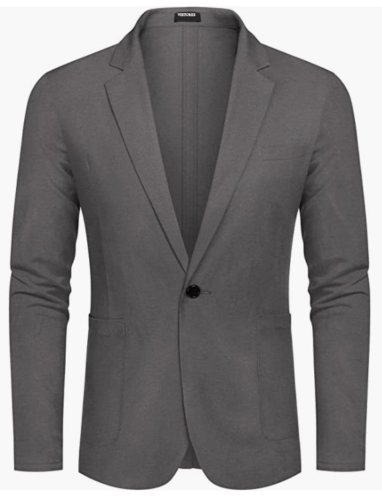 VIKTORES Jacket Stylish One Button Suit Jackets