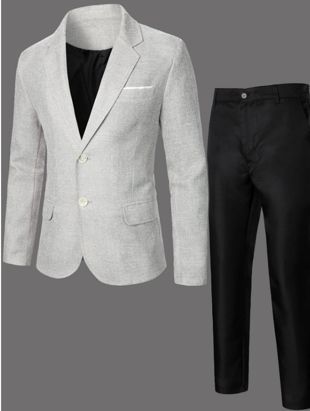 Men's Suit Slim Fit One Button 3-Piece Suit