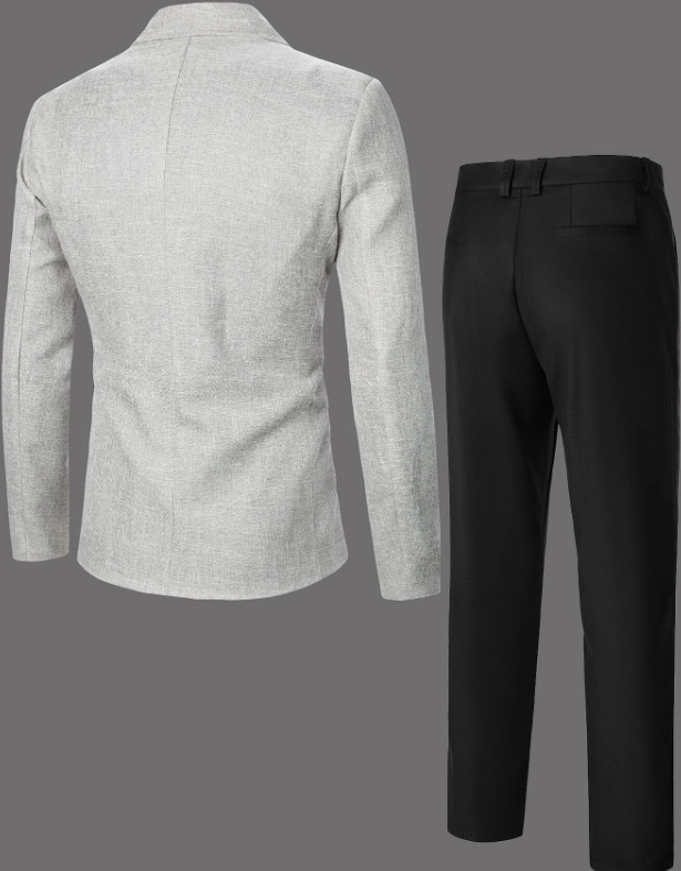 Men's Suit Slim Fit One Button 3-Piece Suit