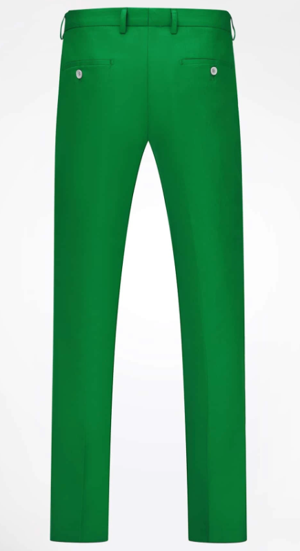 Men Button Front Blazer & Tailored Pants