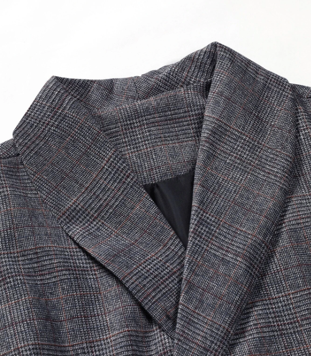 MEN Plaid Shawl Collar Waistcoat & 1pc Tailored Pants