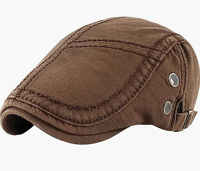 Men Summer Mesh Beret Flat Cap