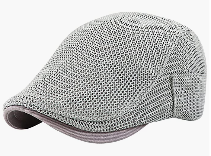 Men Summer Mesh Beret Flat Cap