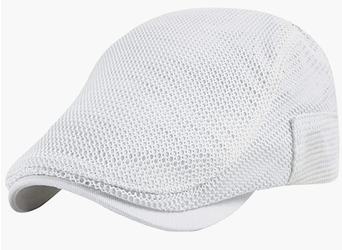 Men Summer Mesh Beret Flat Cap