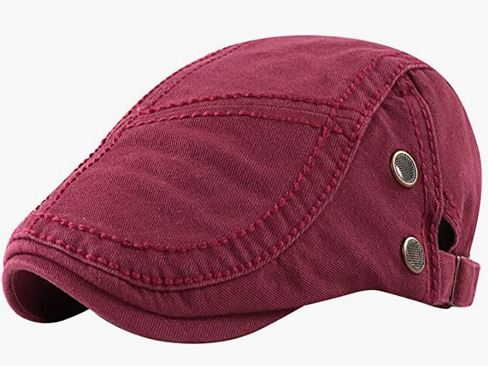 Men Summer Mesh Beret Flat Cap