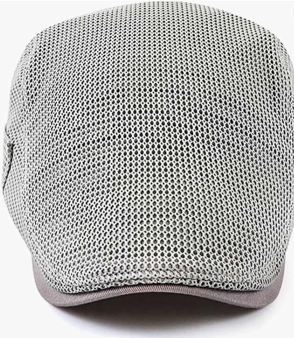 Men Summer Mesh Beret Flat Cap