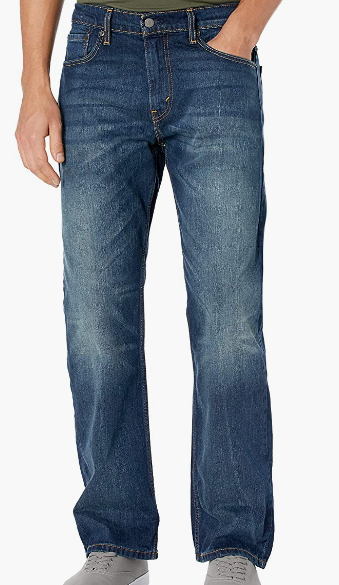 Mens Loose Straight Fit Jean