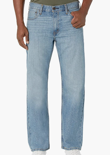 Mens Loose Straight Fit Jean