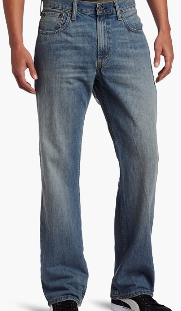 Mens Loose Straight Fit Jean