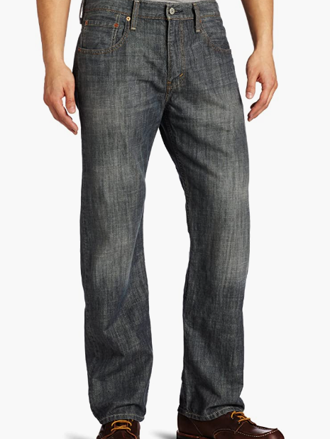 Mens Loose Straight Fit Jean