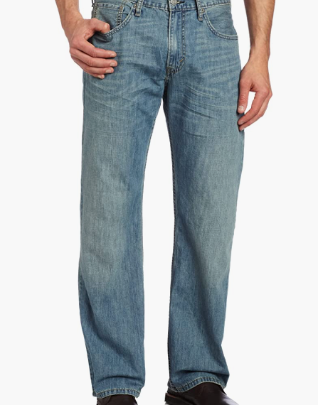 Mens Loose Straight Fit Jean