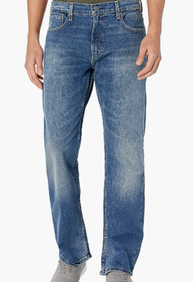 Mens Loose Straight Fit Jean