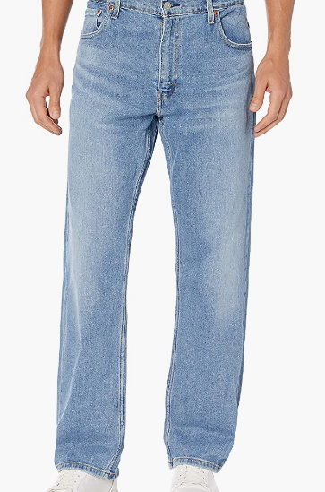 Mens Loose Straight Fit Jean