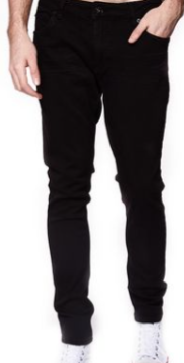 Men 5-Pocket Slim Fit Jeans | Black