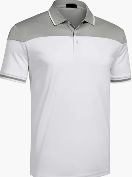 Men's Short Sleeve Shirt Casual Lightweight Golf Polo T-Shirts