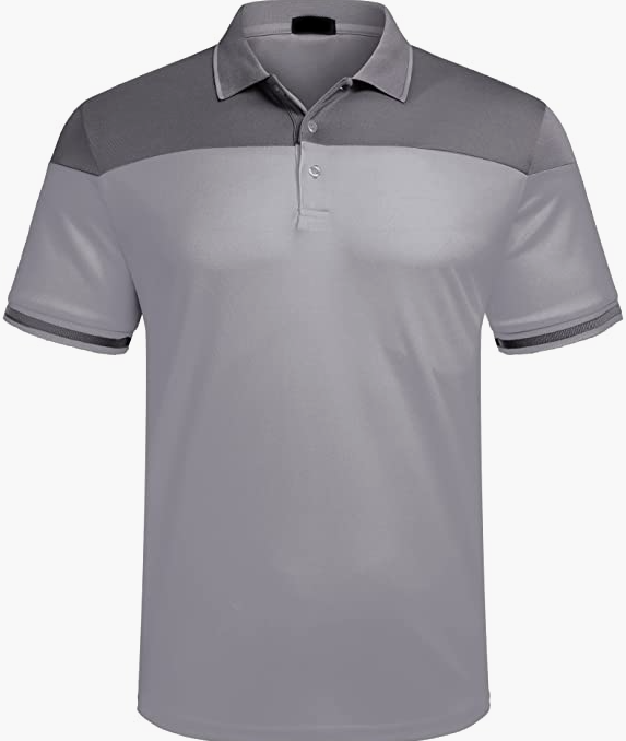 Men's Short Sleeve Shirt Casual Lightweight Golf Polo T-Shirts