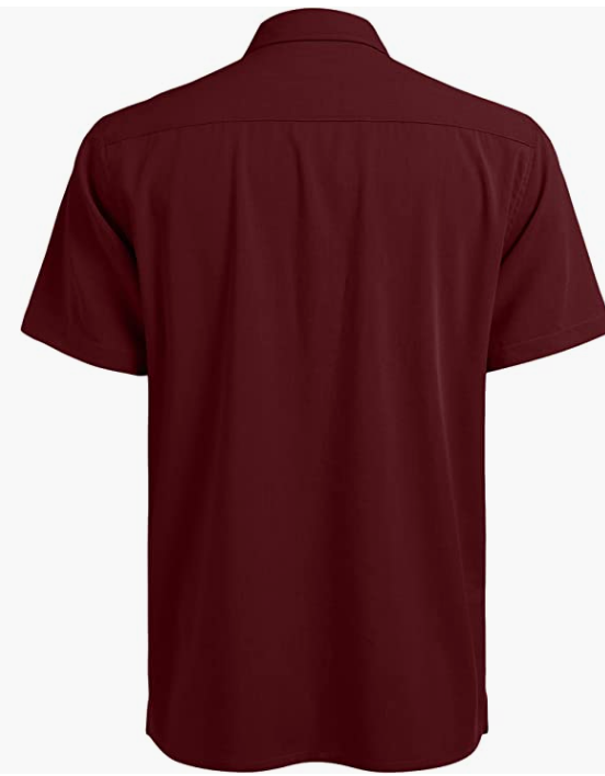 Casual Summer Beach Button Down Shirts Mens Short Sleeve